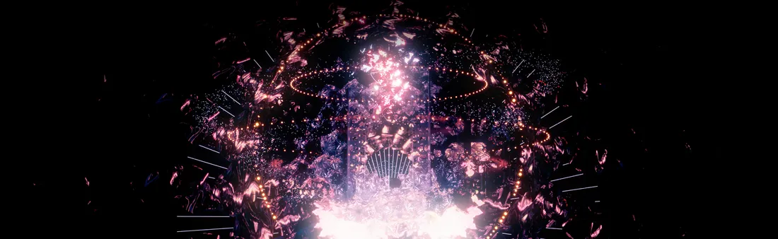 KAMITSUBAKI FES 『巫女』背景映像演出